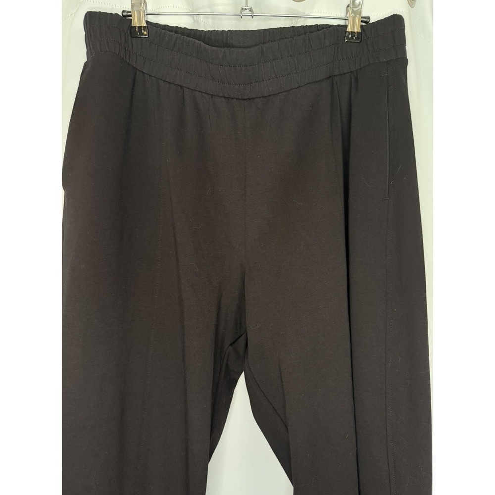 Old Navy Active Dynamic Fleece Wide Leg Pants High Rise Black Size XL Pockets - Picture 4 of 7